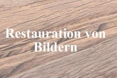 Bilderreinigung - Bilderrestauration - Bilderausbesserung