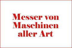 MESSER VON MASCHINEN aller Art