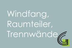 Windfang / Raumteiler / Trennwände