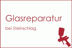 GLASREPARATUR  bei Steinschlag