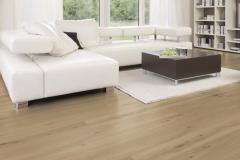 PARKETT LANDHAUSDIELE Eiche Attersee 14mm rustikal-handgehobelt