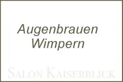 Perfekte Augenbrauen und ausdrucksstarke Wimpern