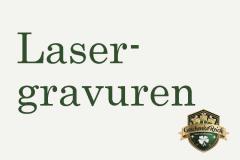 Lasergravuren auf Holz und Schieferplatten